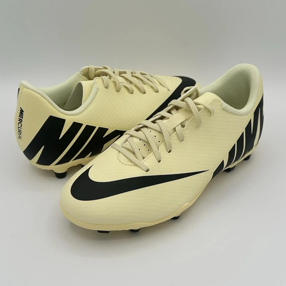 Nike Mercurial Zoom Vapor 15 Club FG Lemonade Cleats DJ5958-700 Youth Sz 5.5/ 7W